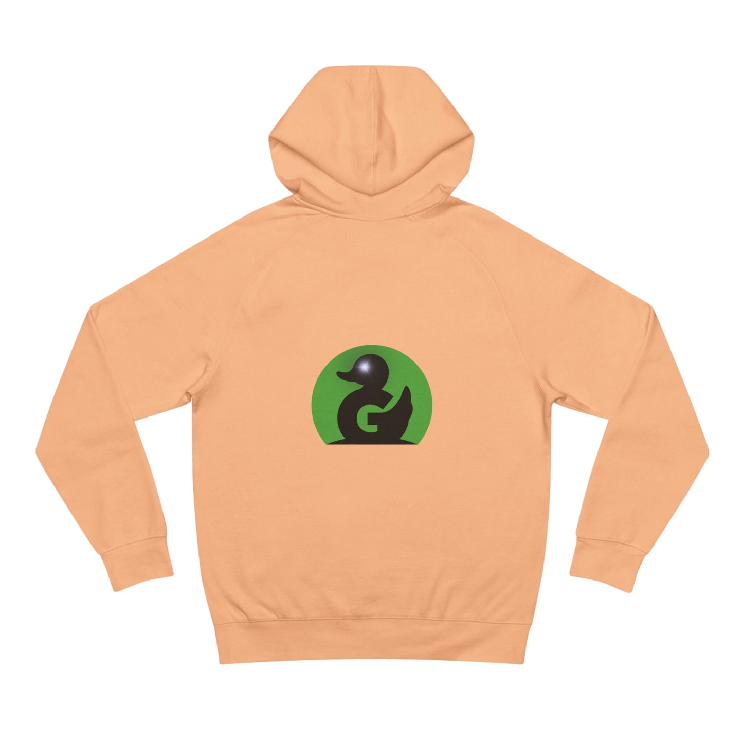 Green Duck Unisex Hoodie – Iconic Logo, Black Trim, Sparkle Eye Detail | Soft Premium Fit