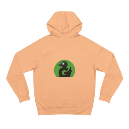 Green Duck Unisex Hoodie – Iconic Logo, Black Trim, Sparkle Eye Detail | Soft Premium Fit