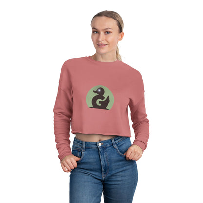 STYLISH DUCK, Glowing Eye Logo - premium crewneck sweatshirt