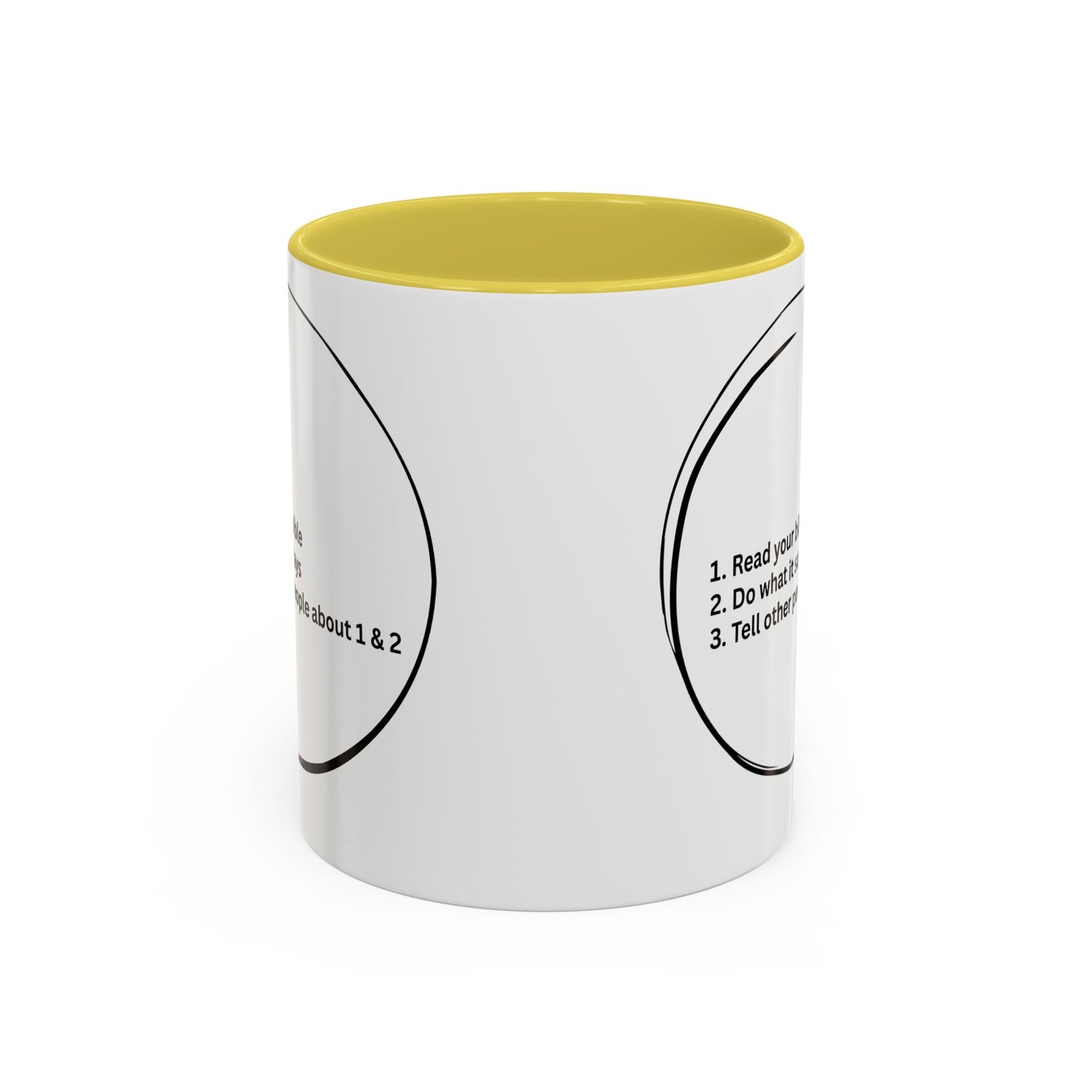 Faith-Forward Mugs, in many amazing accent colors.