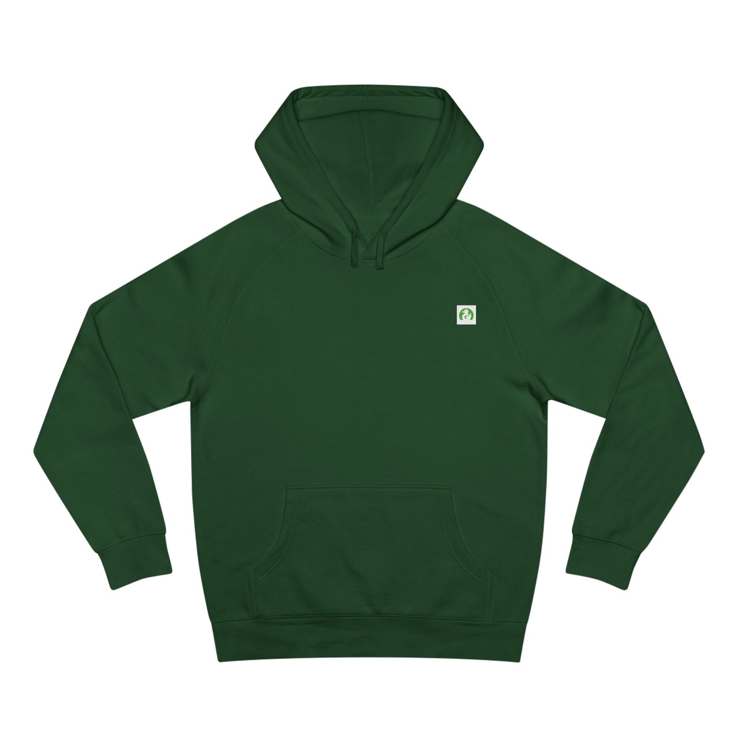 Green Duck Unisex Hoodie – Iconic Logo, Black Trim, Sparkle Eye Detail | Soft Premium Fit