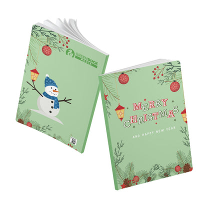 Merry Christmas & Happy New Year, Softcover Notebook