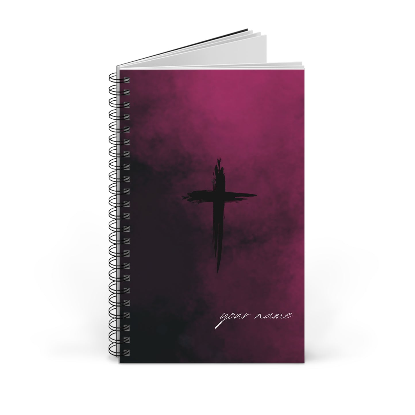 Personalized Wirobound Softcover Notebook, Artistic Journal, Custom Diary with Name, A5 Note Keeper, Gift for Students and Creatives