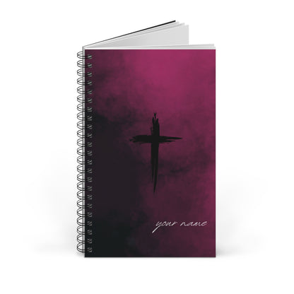 Personalized Wirobound Softcover Notebook, Artistic Journal, Custom Diary with Name, A5 Note Keeper, Gift for Students and Creatives