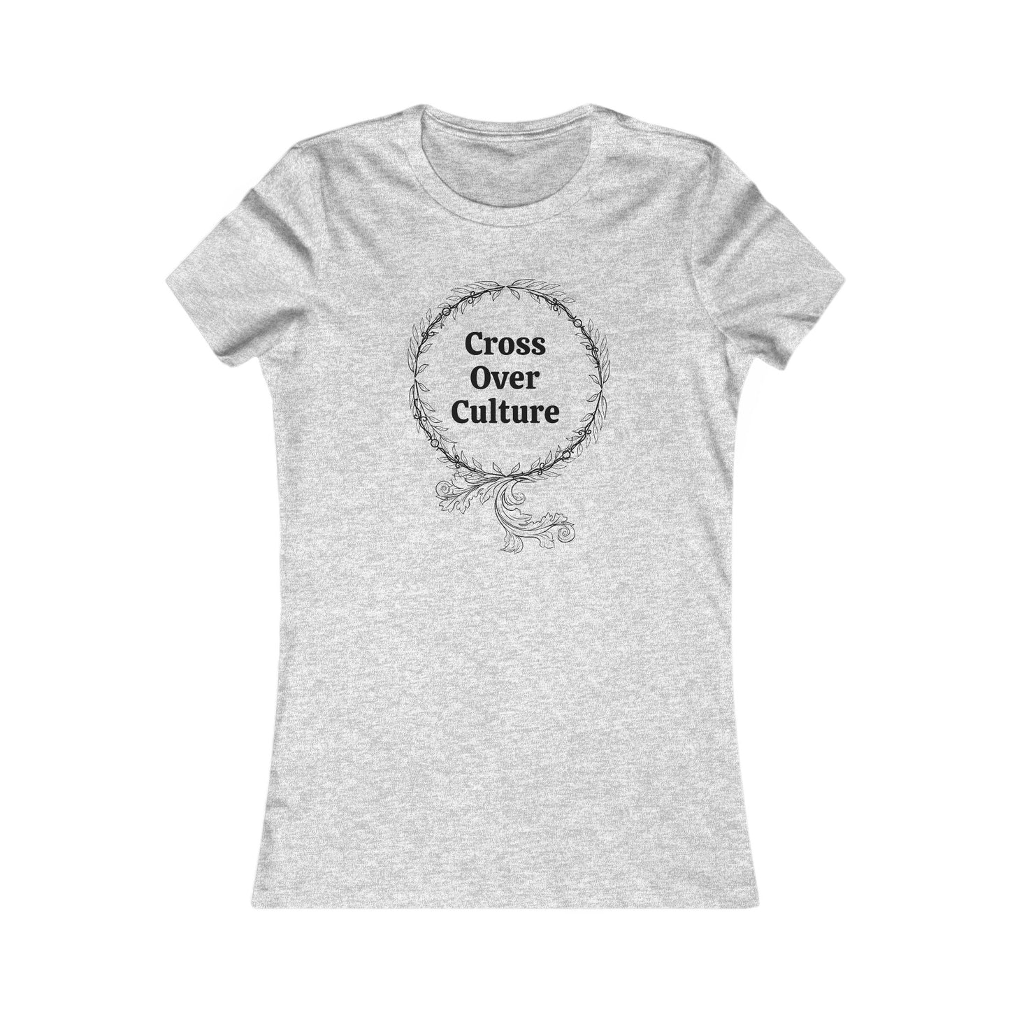 Camiseta favorita de mujer "Cross Over Culture", con muchos colores surtidos para elegir.