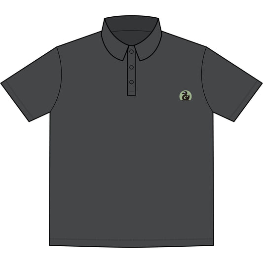 Classic Mercer+Mettle Stretch Jersey Polo — Men's Embroidered Chest Green Duck Media -Duck Only Logo