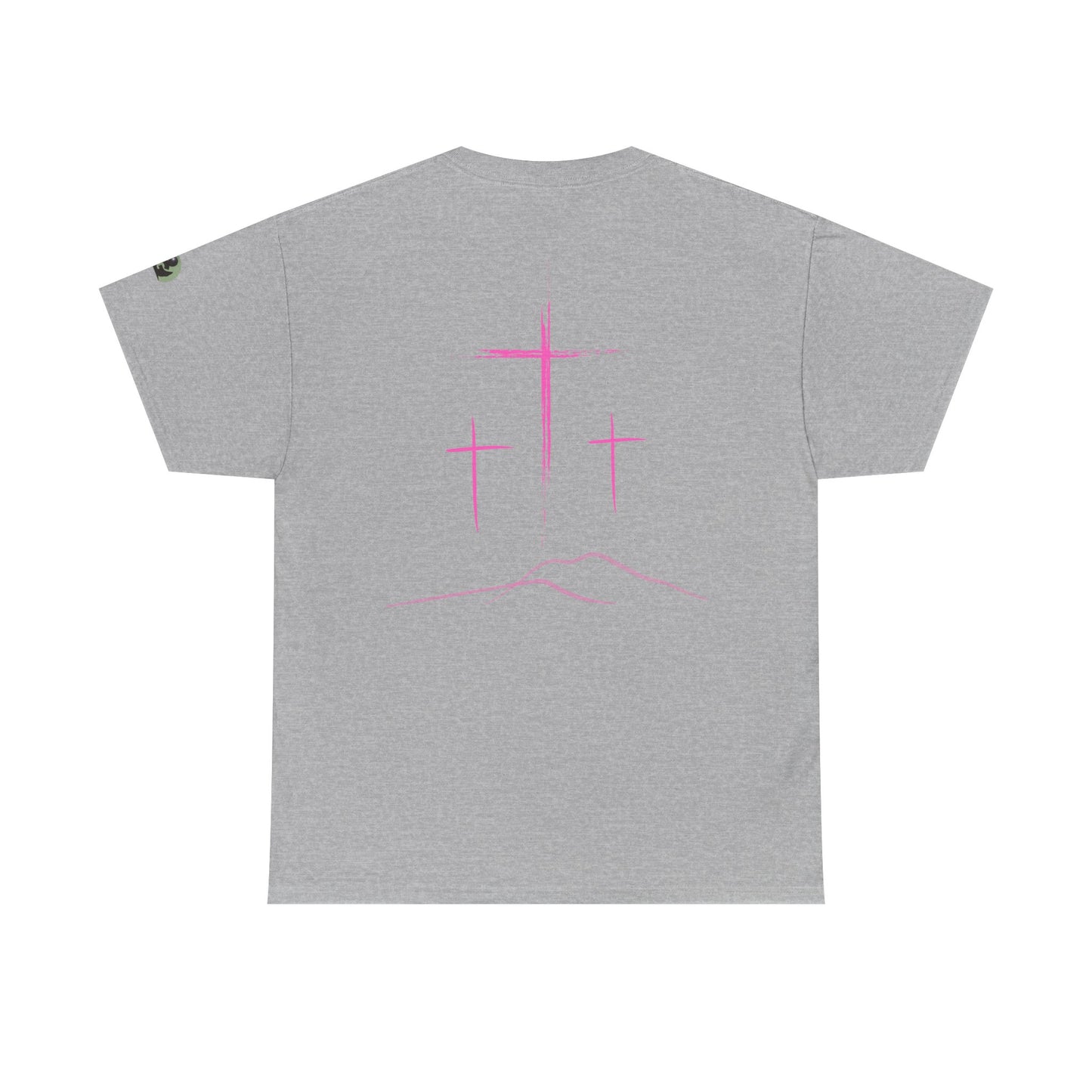 Premium Tee | with 3 Pink Crosses on the back