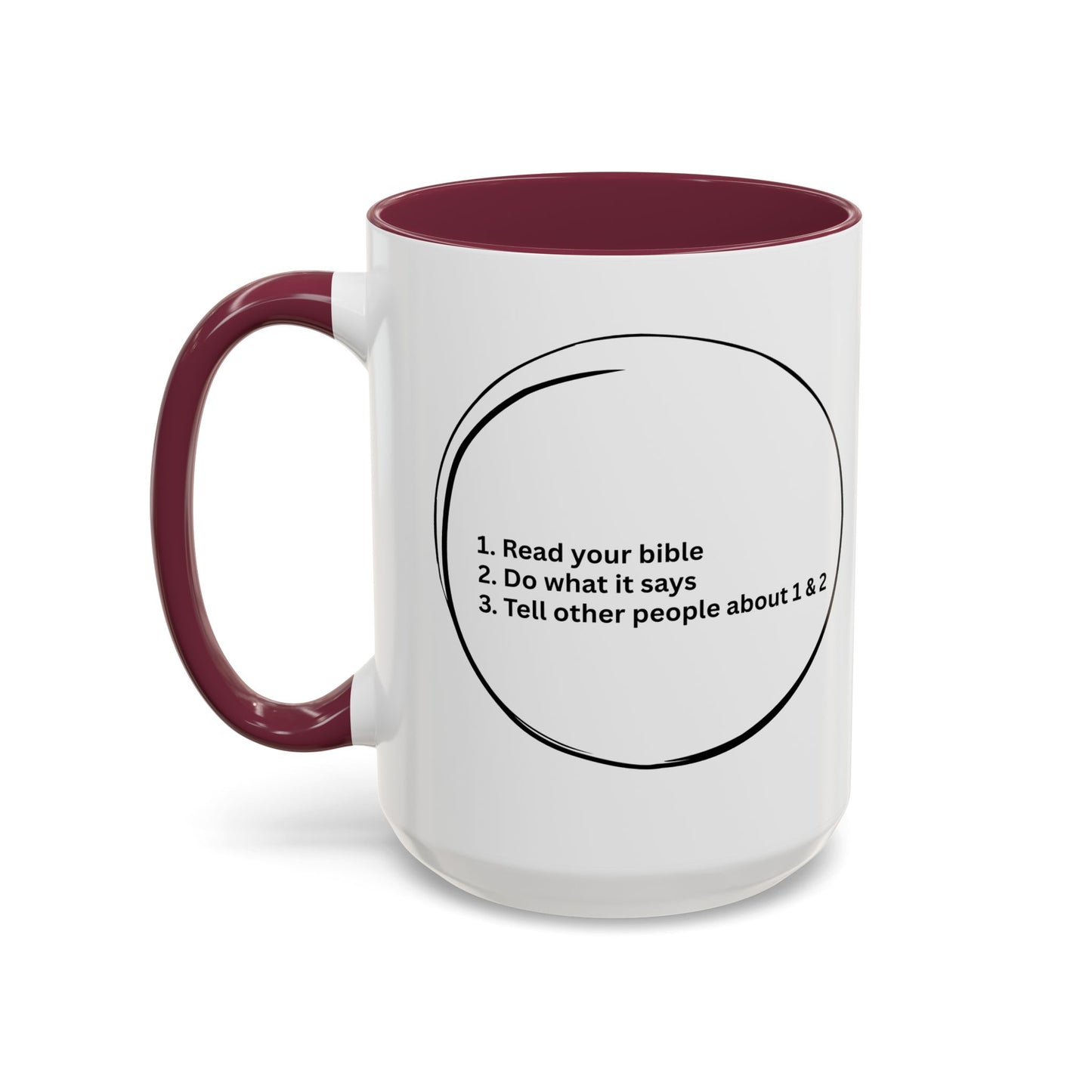 Faith-Forward Mugs, in many amazing accent colors.