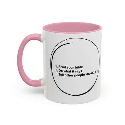 Faith-Forward Mugs, in many amazing accent colors.