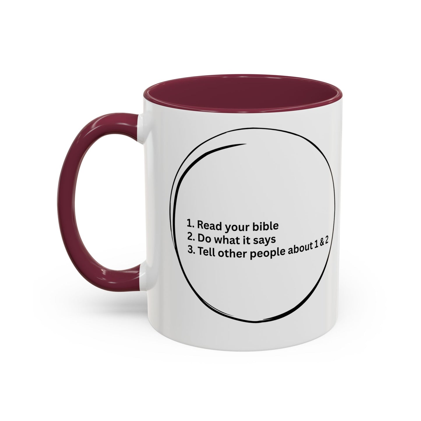 Faith-Forward Mugs, in many amazing accent colors.