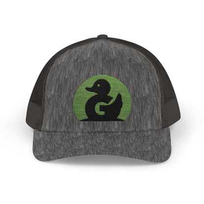 Green Duck Media Snapback Hat - With Green Logo