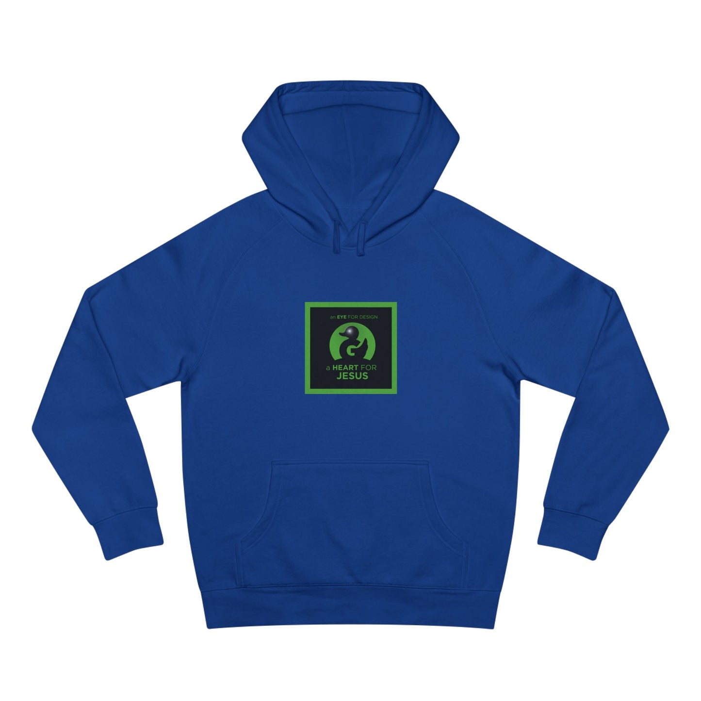 Unisex Premium Hoodie | an EYE for design a HEART for JESUS | Many stylish color options too