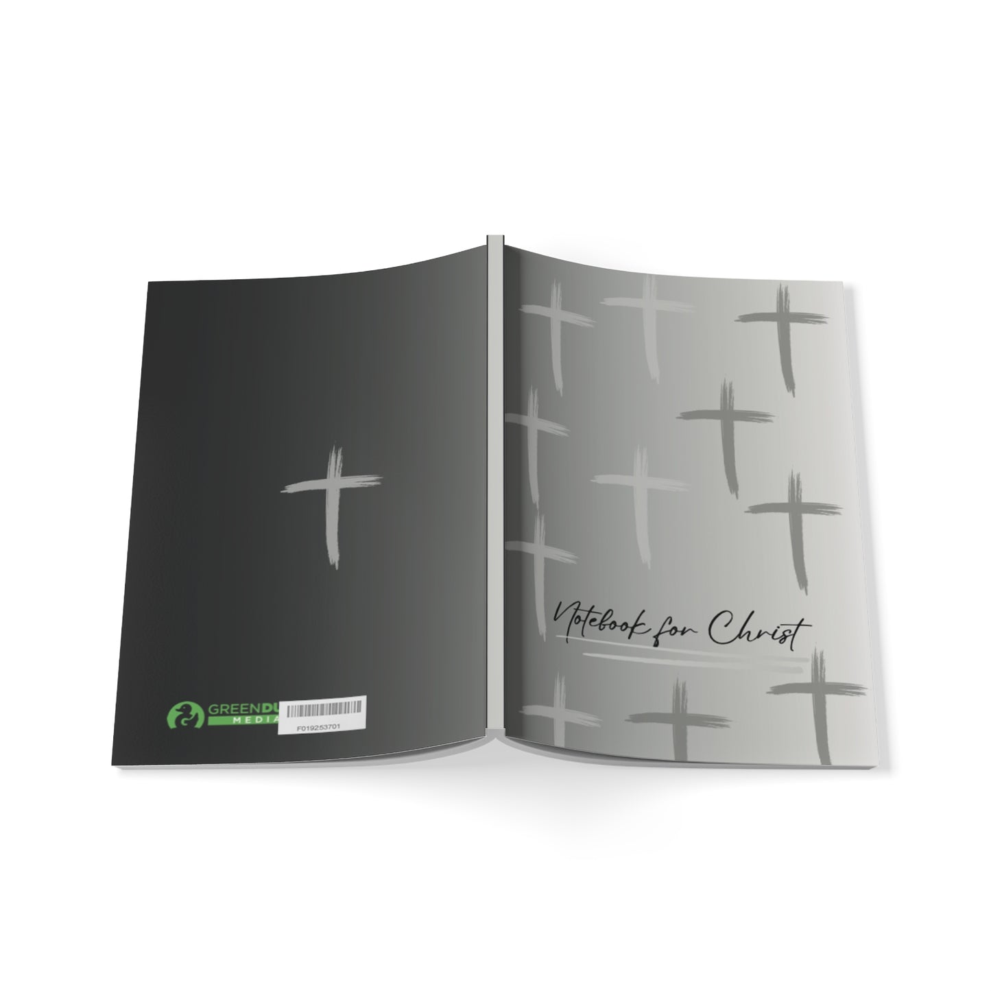 Crosses, Notebook for Christ – Christian Bible Study Journal, Sermon Notes & Prayer Writing Notebook, A5 Size