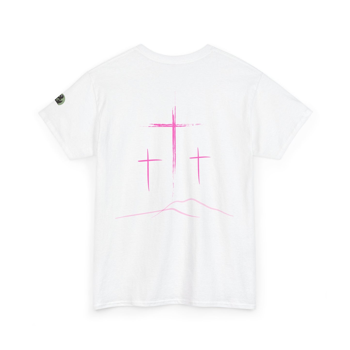 Premium Tee | with 3 Pink Crosses on the back