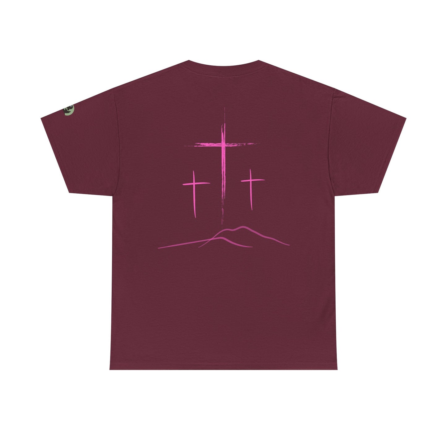 Premium Tee | with 3 Pink Crosses on the back