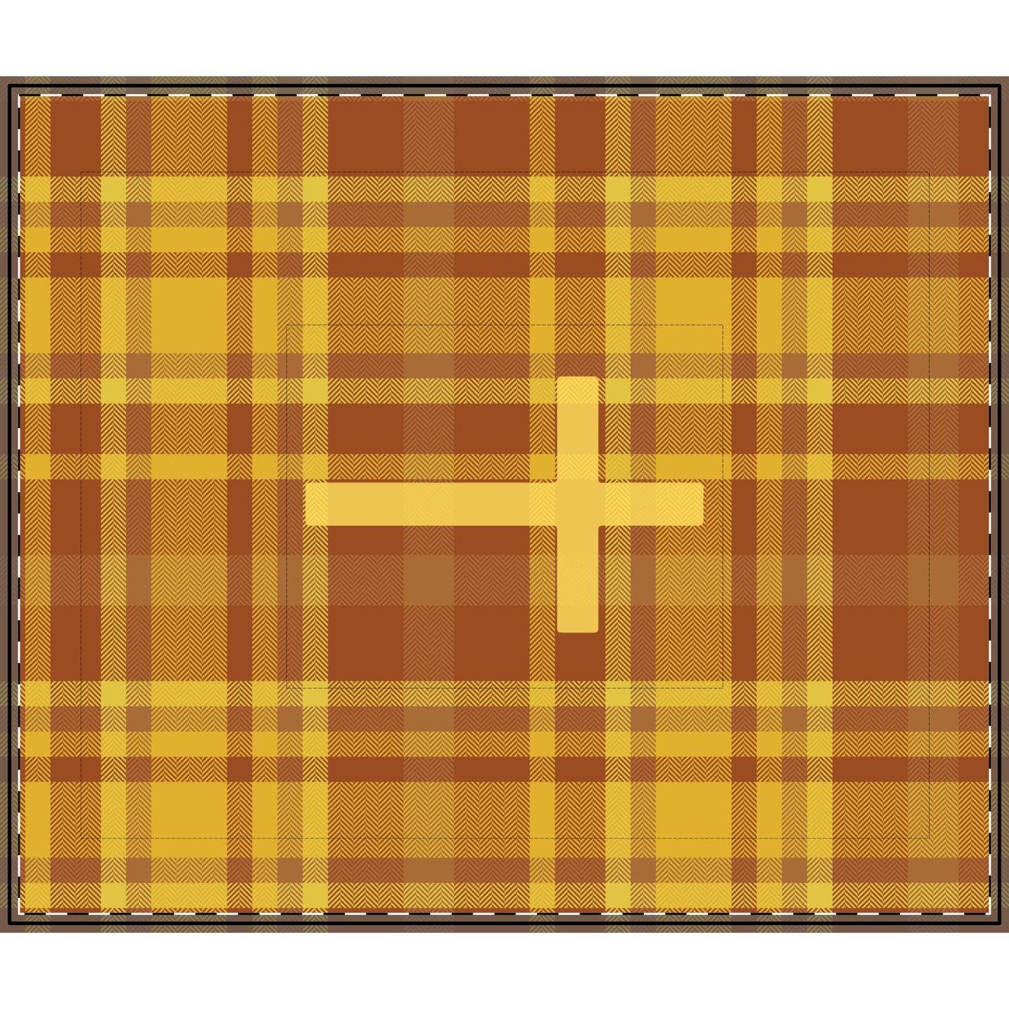 Yellow Cross Plaid Cotton Comforter — Cozy Plaid Bedding