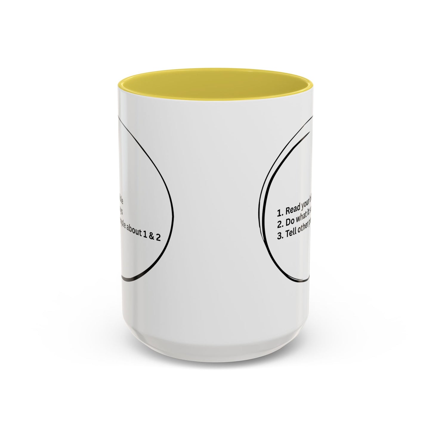 Faith-Forward Mugs, in many amazing accent colors.