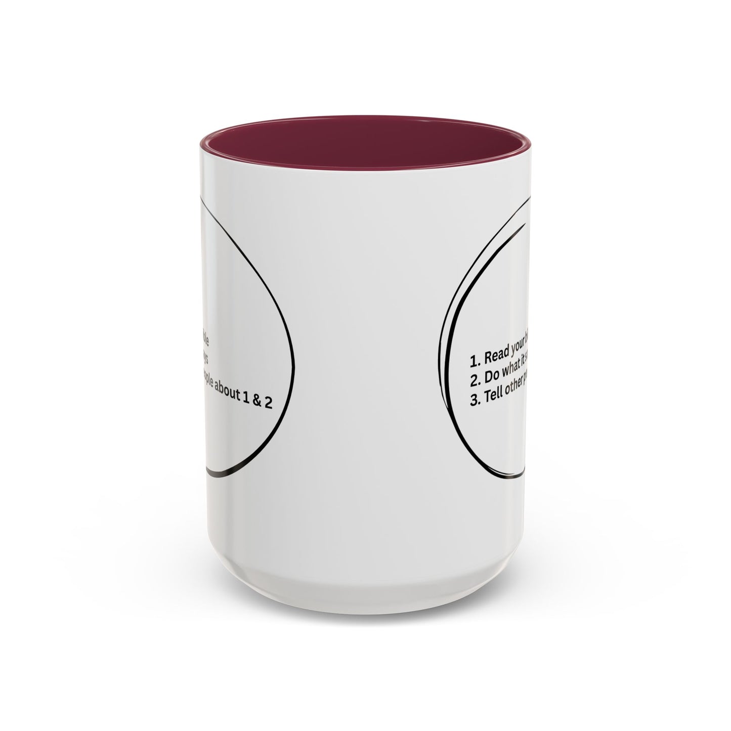 Faith-Forward Mugs, in many amazing accent colors.
