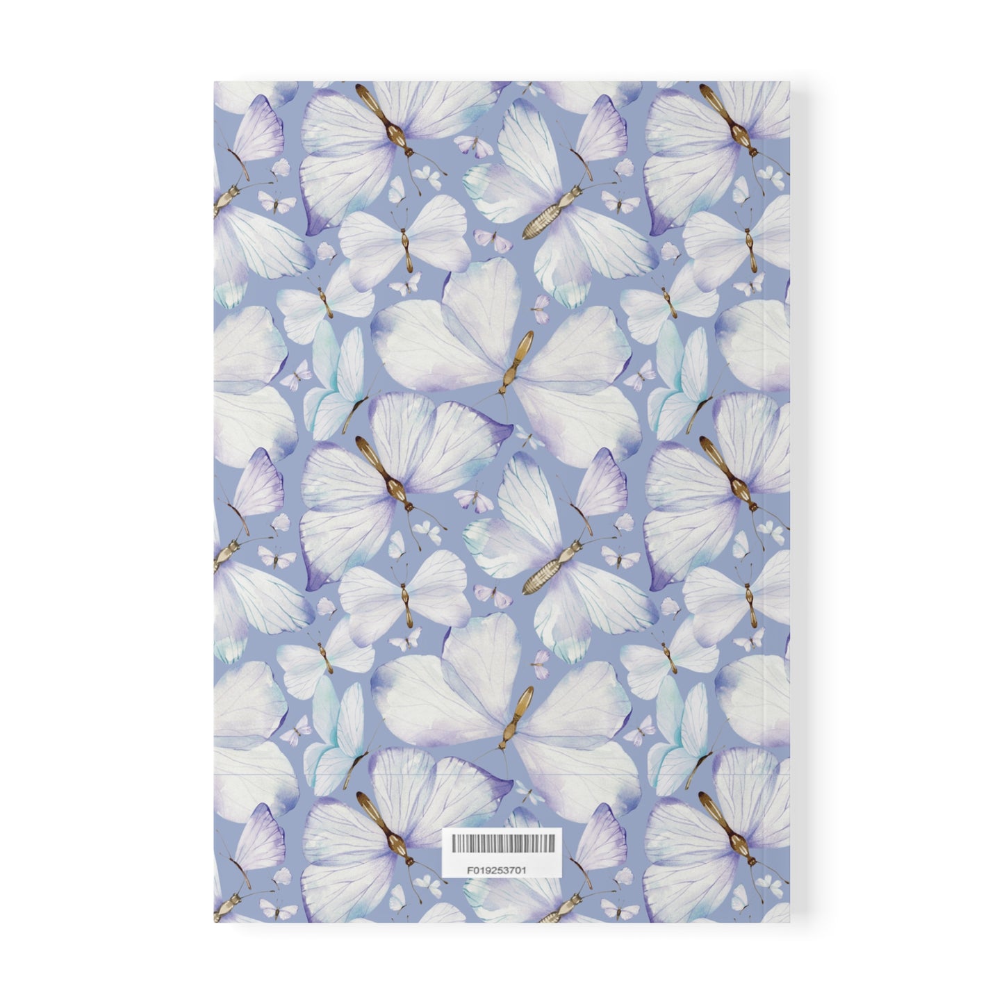 Beautiful Butterfly Softcover Notebook, Ideal for Journaling, Compact A5 Size, Gift for Students, Floral Stationery, Elegant Notebook