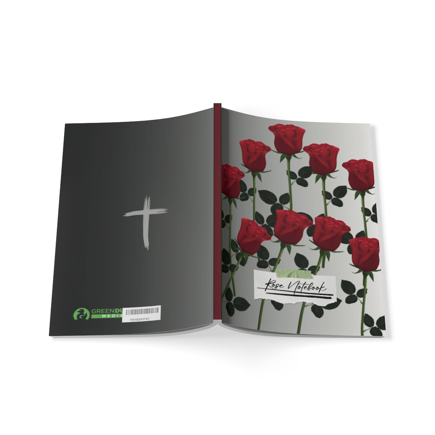 Vintage Rose Lined Notebook: Romantic Floral Journal (F5 size)