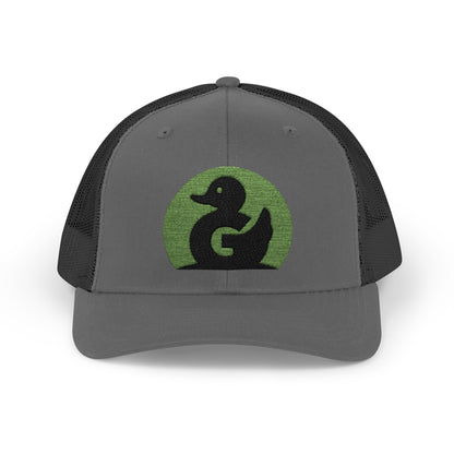 Green Duck Media Snapback Hat - With Green Logo