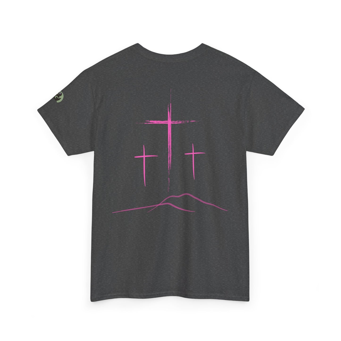 Premium Tee | with 3 Pink Crosses on the back