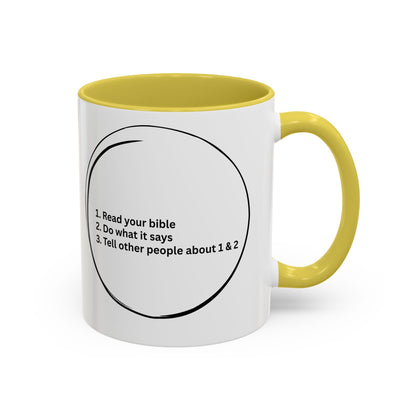 Faith-Forward Mugs, in many amazing accent colors.