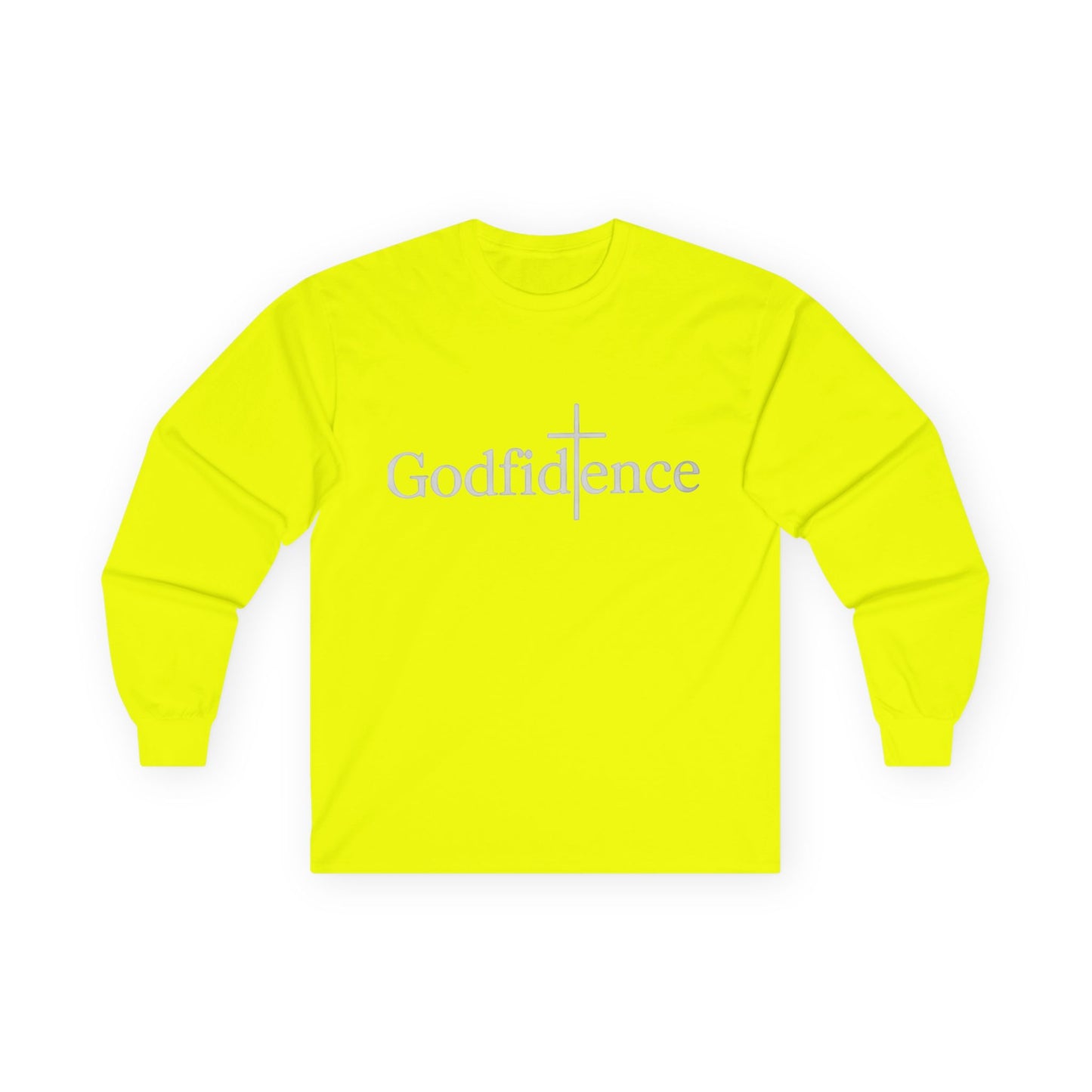 Godfidence Long Sleeve T-Shirt - Faith-Based Apparel