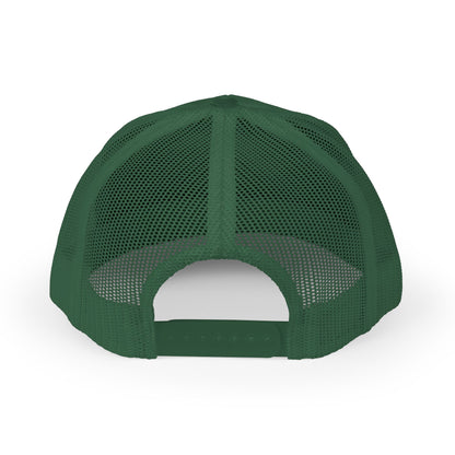 Cross Logo Trucker Hat - Green Duck Media Faith Collection
