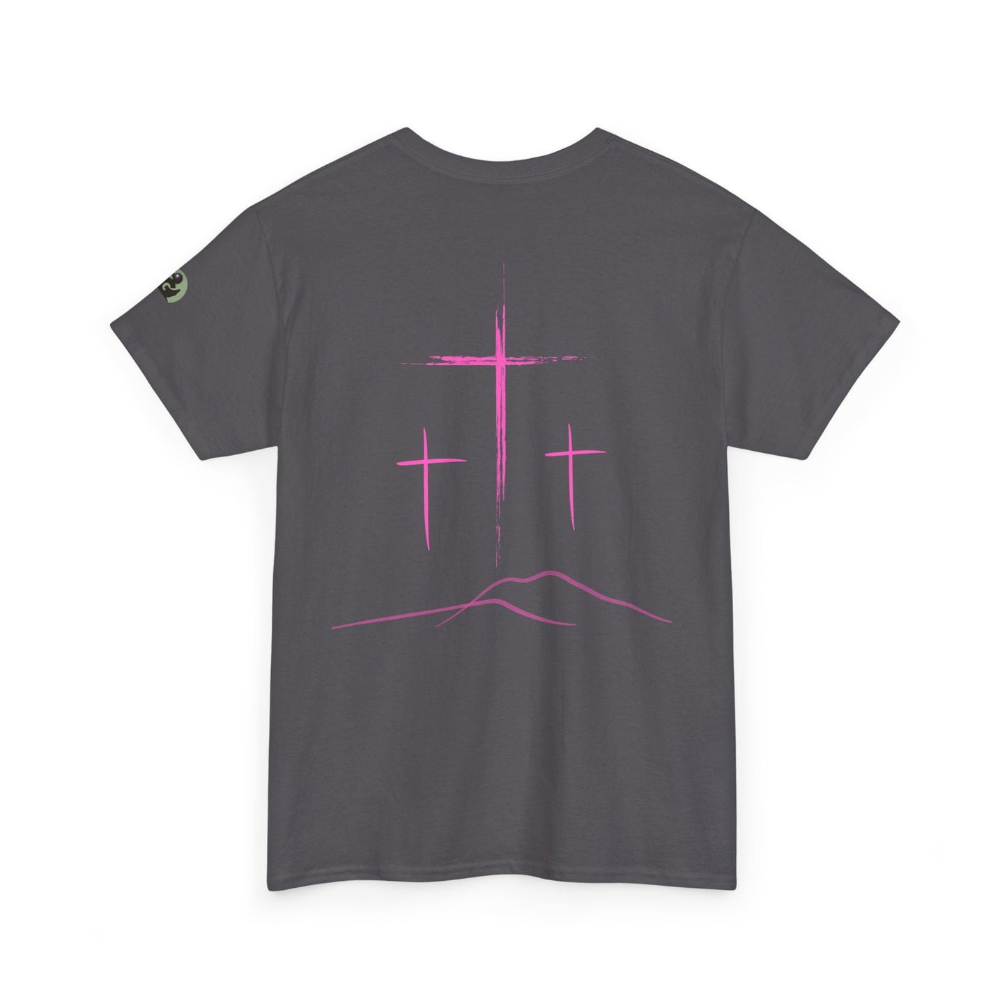 Premium Tee | with 3 Pink Crosses on the back