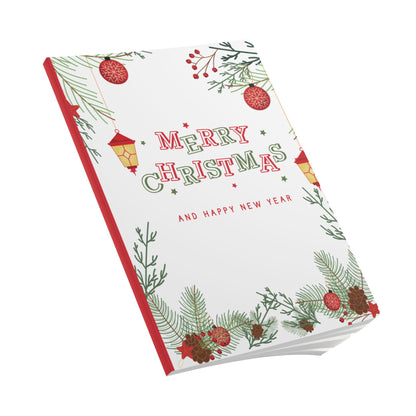 Festive Merry Christmas Notebook – Perfect Holiday Gift