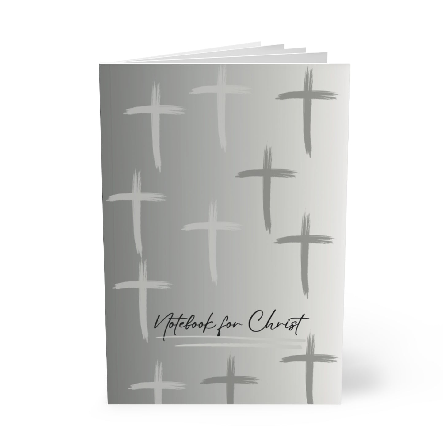 Crosses, Notebook for Christ – Christian Bible Study Journal, Sermon Notes & Prayer Writing Notebook, A5 Size
