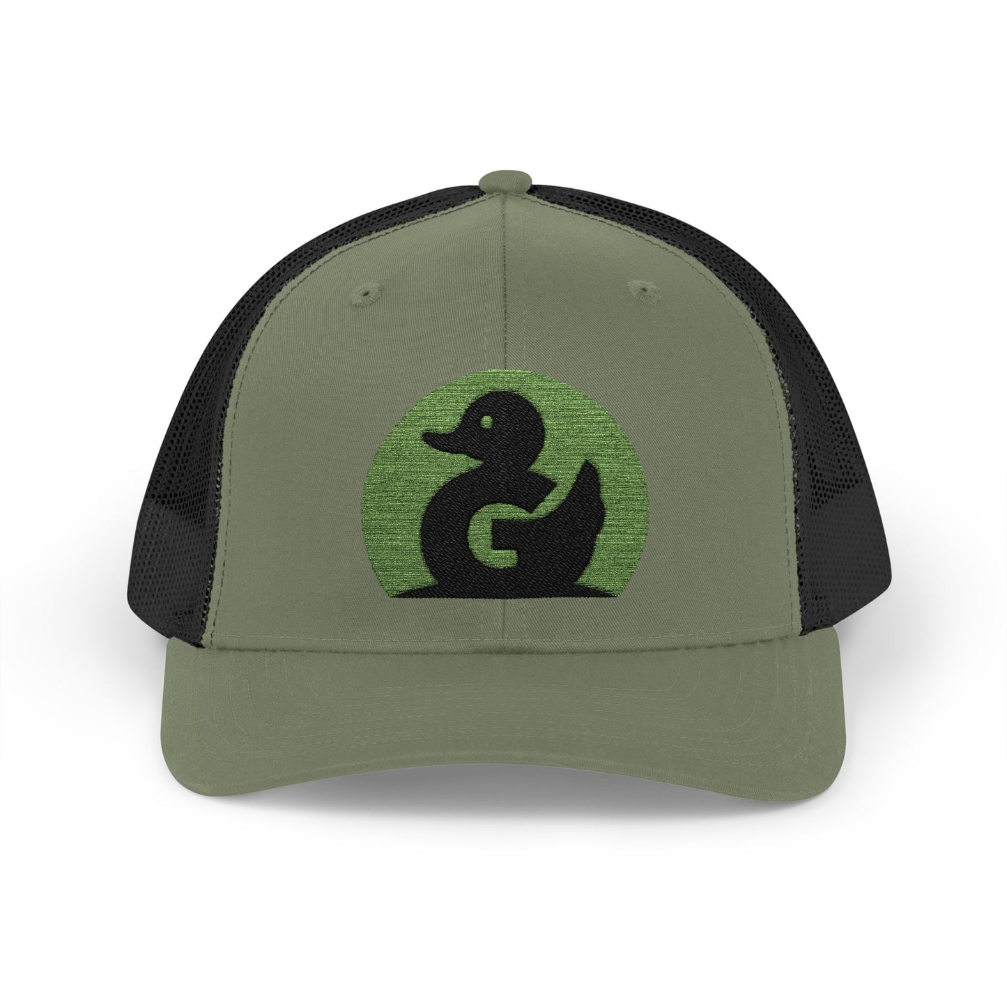 Green Duck Media Snapback Hat - With Green Logo