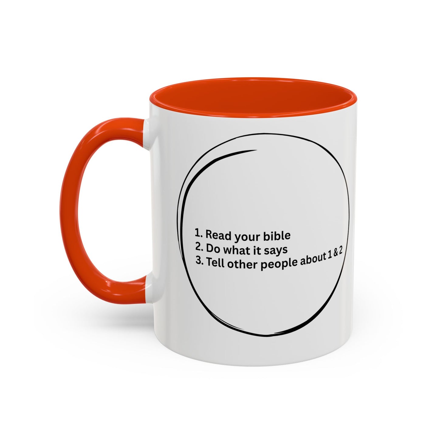 Faith-Forward Mugs, in many amazing accent colors.