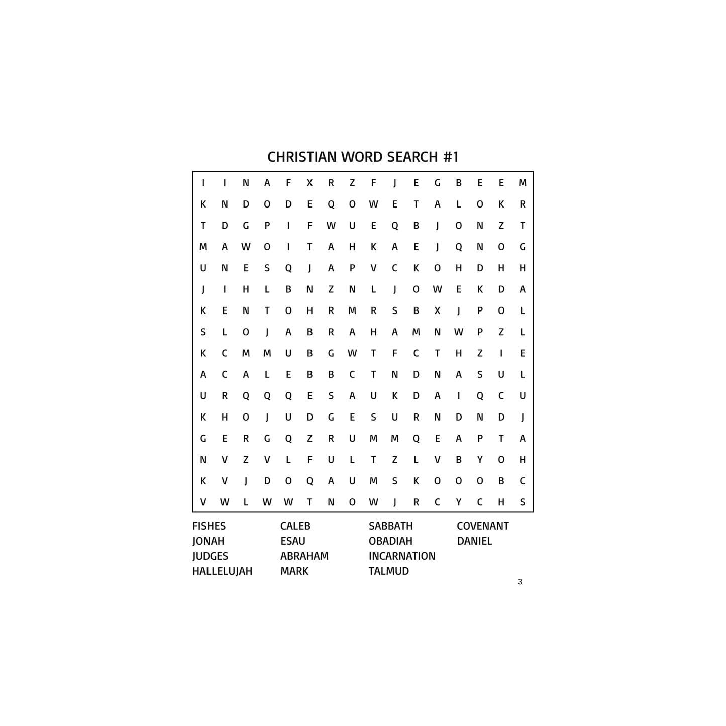 Christian Puzzle Book, Hybrid: Amazing Food for the Soul, Educational, Ages 13+, Travel, Gift, Sunday School Use