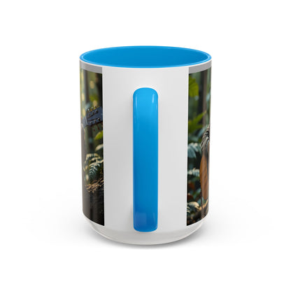 Taza de café con gato tocando la guitarra – Regalo divertido para amantes de la música y los gatos (11 oz y 15 oz)