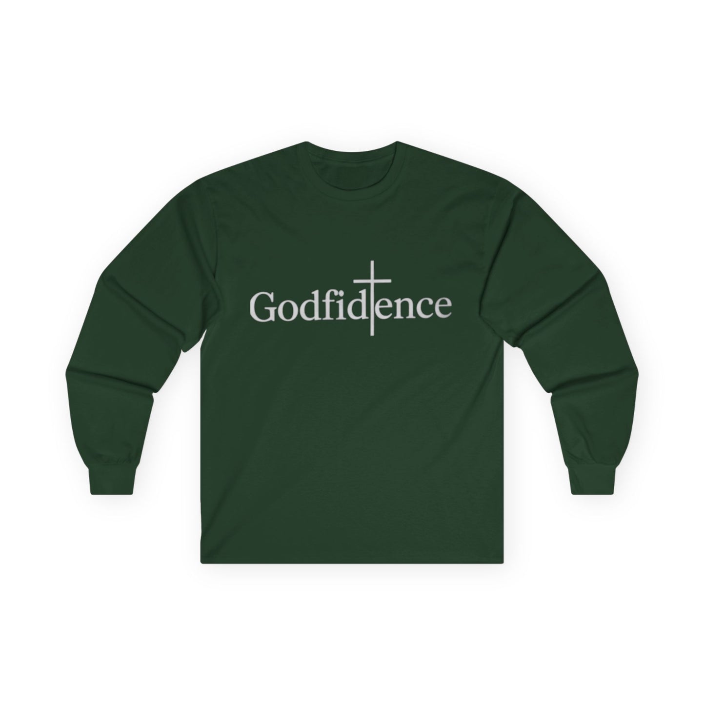 Godfidence Long Sleeve T-Shirt - Faith-Based Apparel