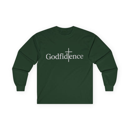 Godfidence Long Sleeve T-Shirt - Faith-Based Apparel