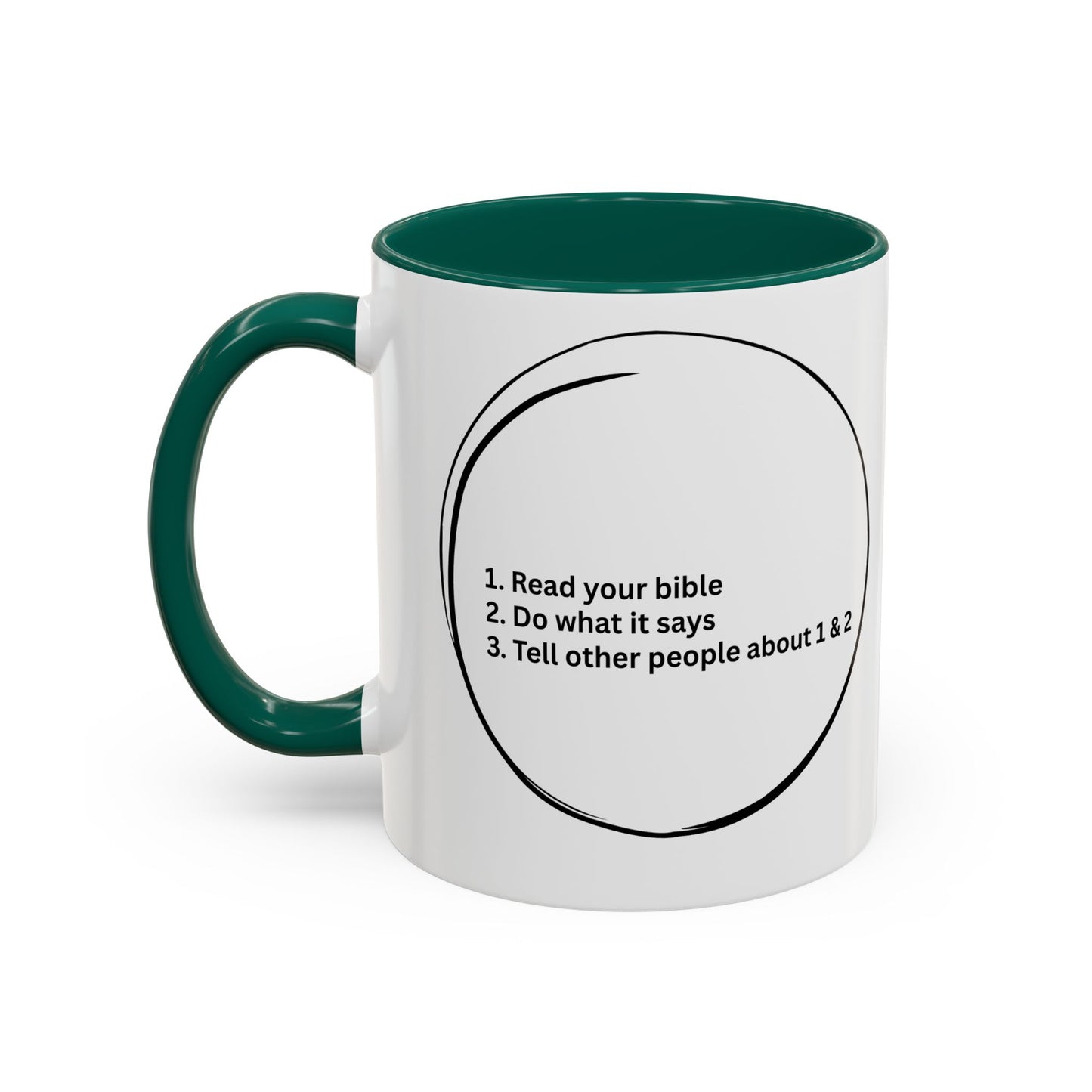 Faith-Forward Mugs, in many amazing accent colors.