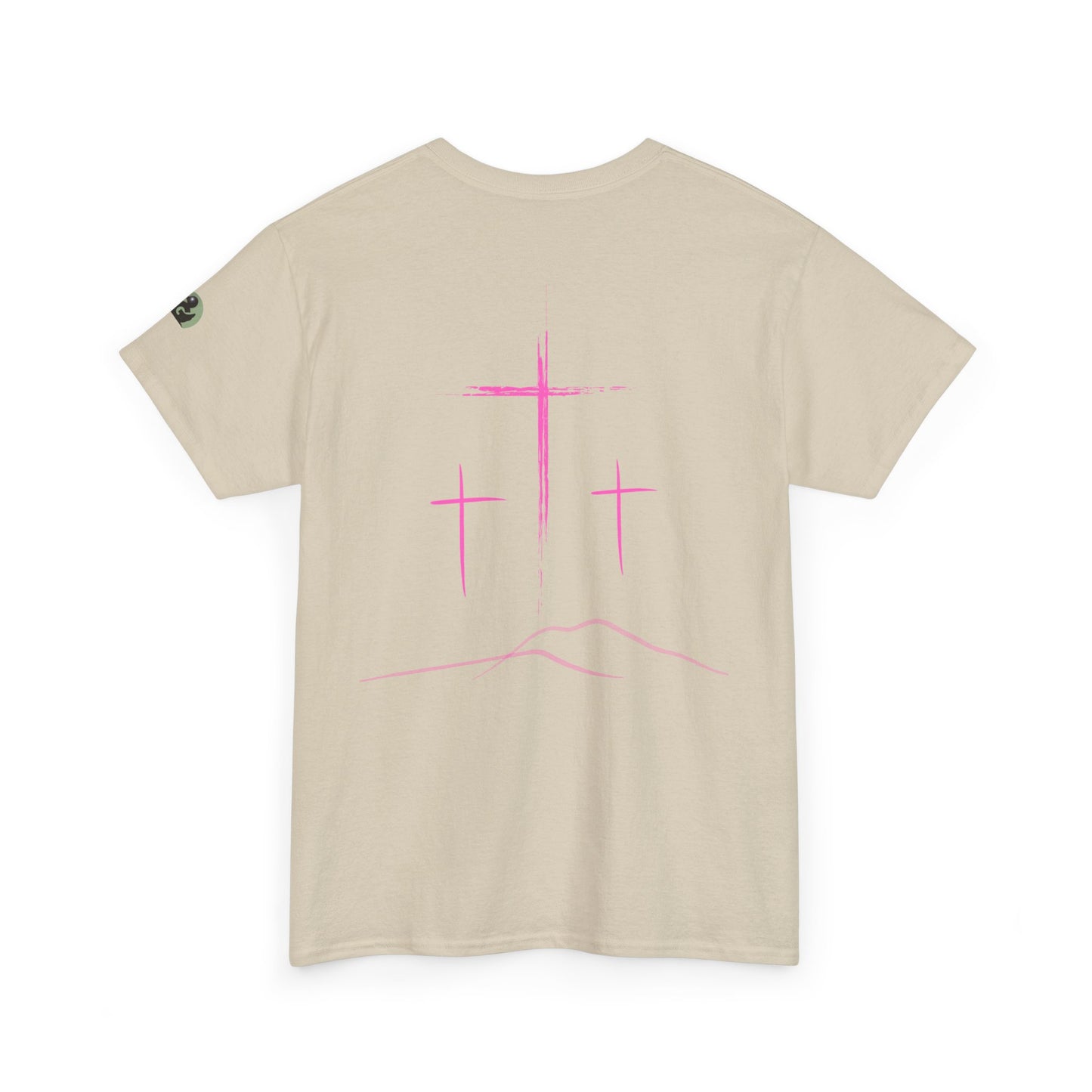 Premium Tee | with 3 Pink Crosses on the back