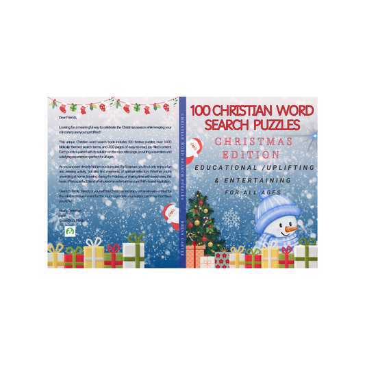100 Christian Word Search Puzzles: Christmas Edition