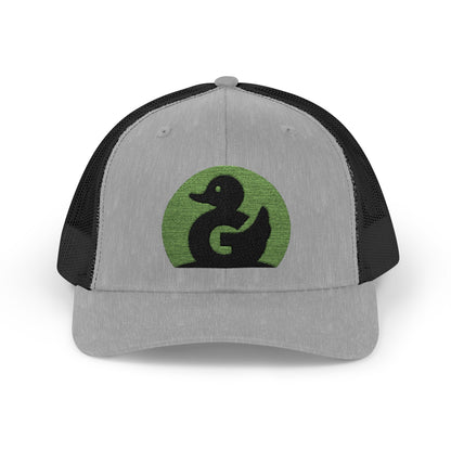 Green Duck Media Snapback Hat - With Green Logo