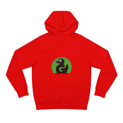 Green Duck Unisex Hoodie – Iconic Logo, Black Trim, Sparkle Eye Detail | Soft Premium Fit