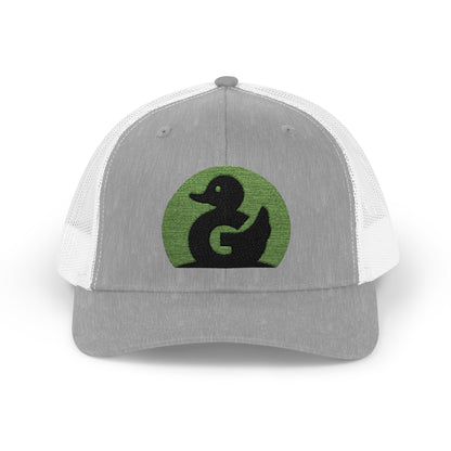 Green Duck Media Snapback Hat - With Green Logo