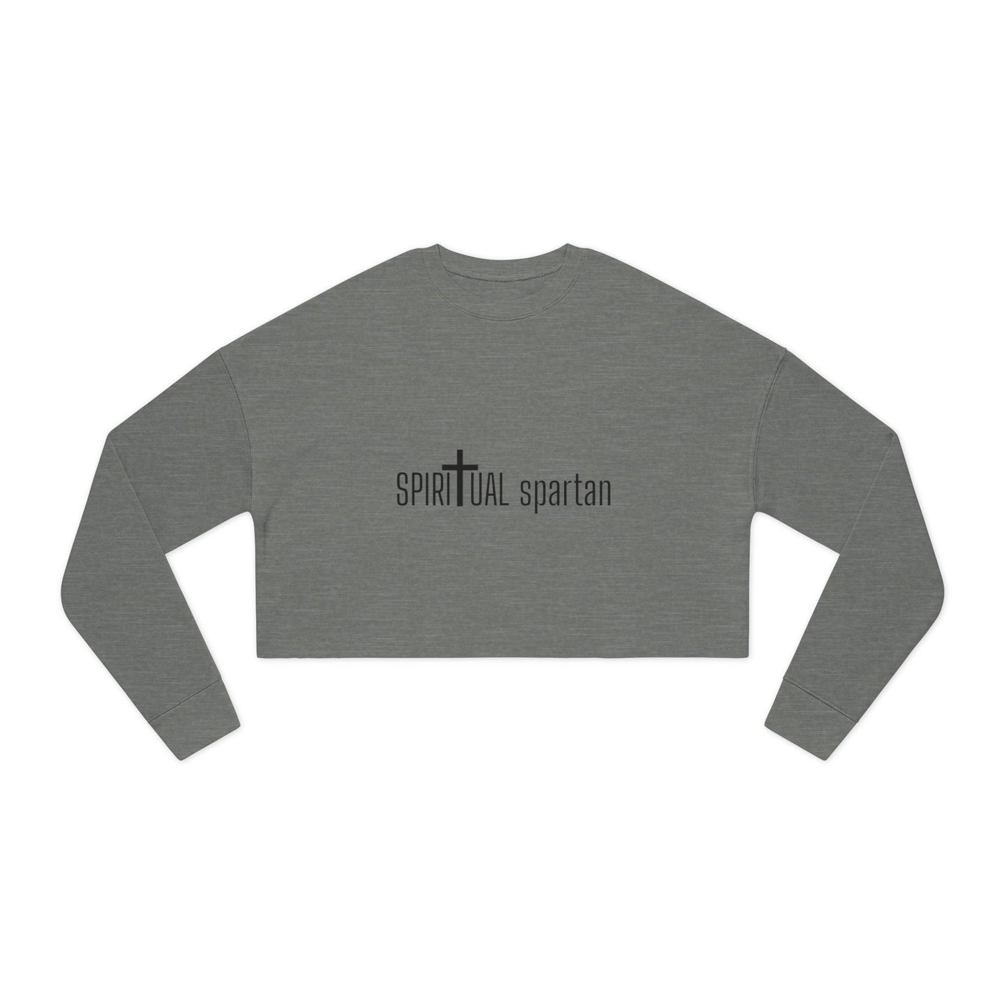 Cropped Sweatshirt - Spiritual Spartan - Sleek/Design