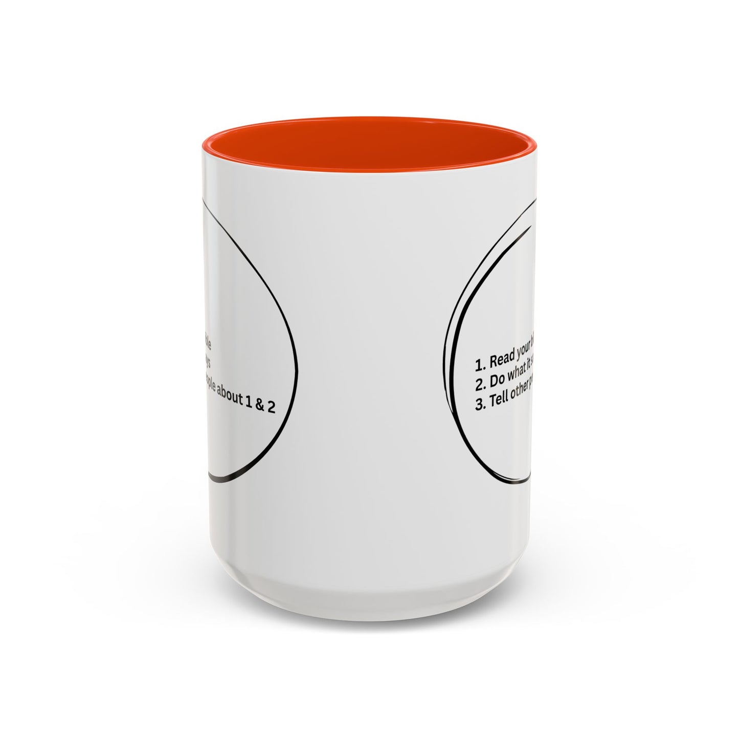 Faith-Forward Mugs, in many amazing accent colors.