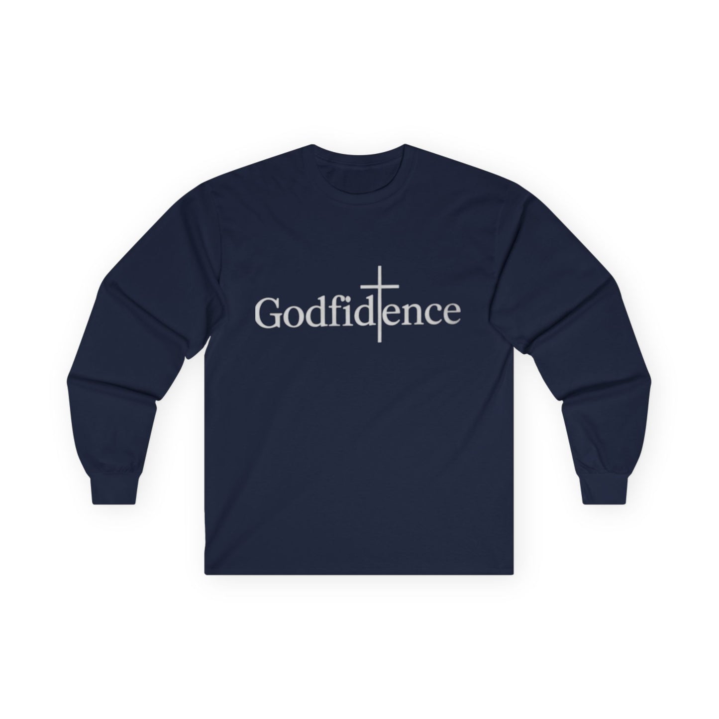 Godfidence Long Sleeve T-Shirt - Faith-Based Apparel