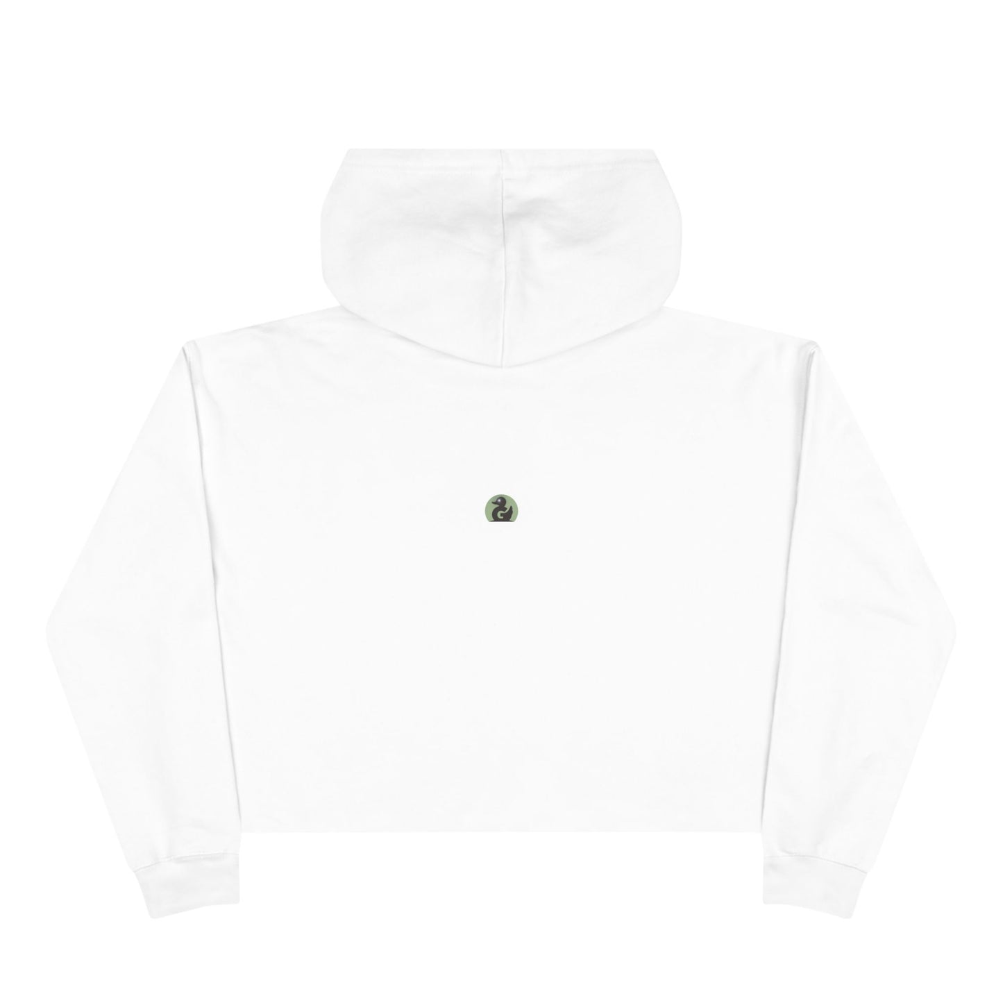 3 Pink Crosses Crop Hoodie - Minimalist Design