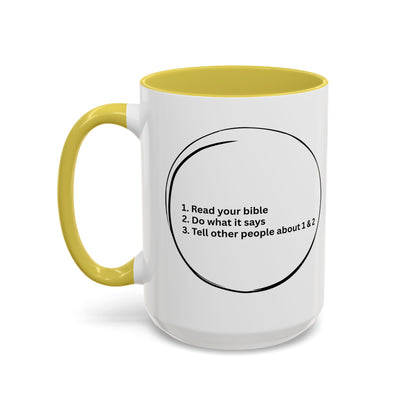 Faith-Forward Mugs, in many amazing accent colors.