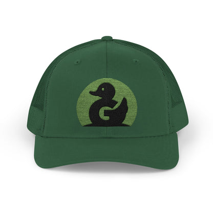 Green Duck Media Snapback Hat - With Green Logo
